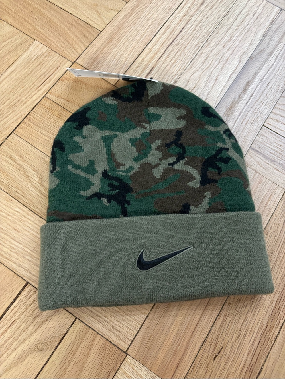 Nike Minnesota Golden Gophers Military Beanie Camo Knit Hat Cuffed OSFM New